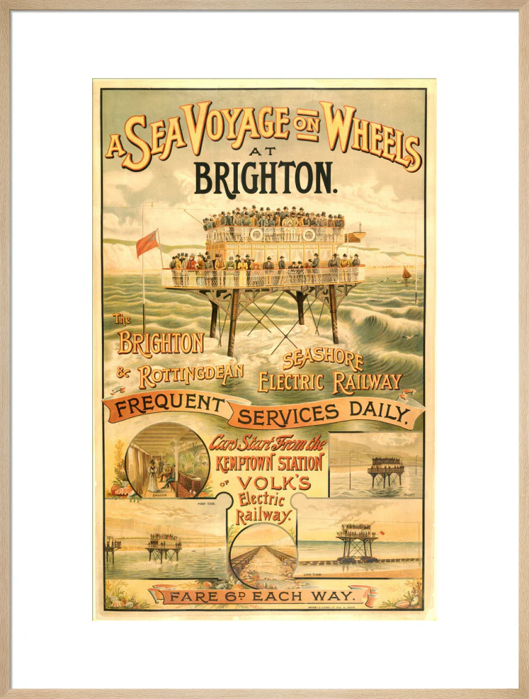 Volk's Brighton & Rottingdean Seashore Electric Railway, poster. - Image 59