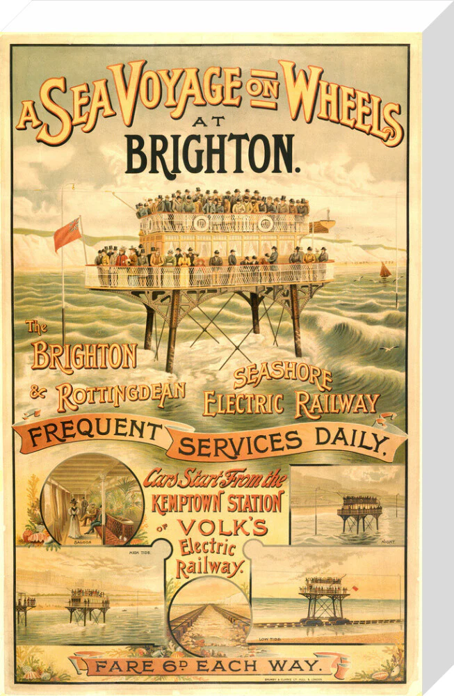Volk's Brighton & Rottingdean Seashore Electric Railway, poster. - Image 65