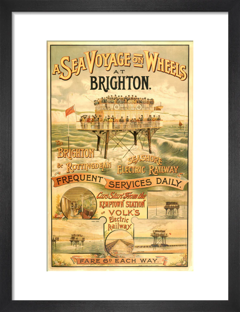 Volk's Brighton & Rottingdean Seashore Electric Railway, poster. - Image 8