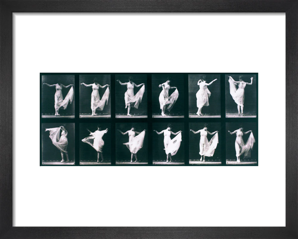 Draped woman dancing, c 1872-1885 - Image 36