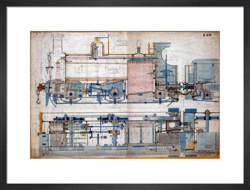 0-6-0 tank locomotive, 1878. - Image 13