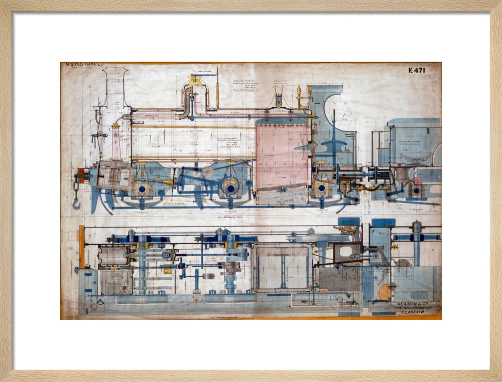 0-6-0 tank locomotive, 1878. - Image 16