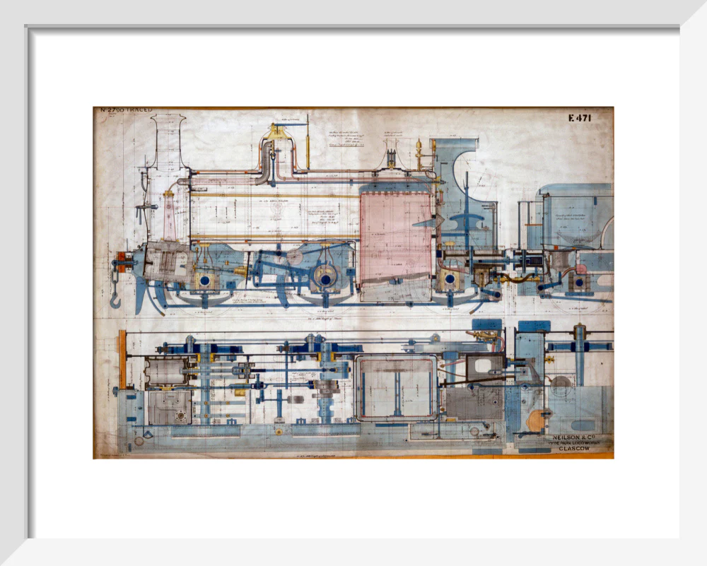 0-6-0 tank locomotive, 1878. - Image 37