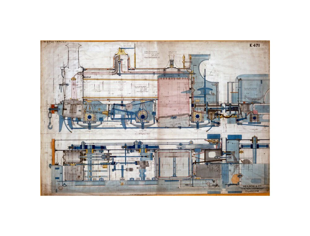 0-6-0 tank locomotive, 1878. - Image 60