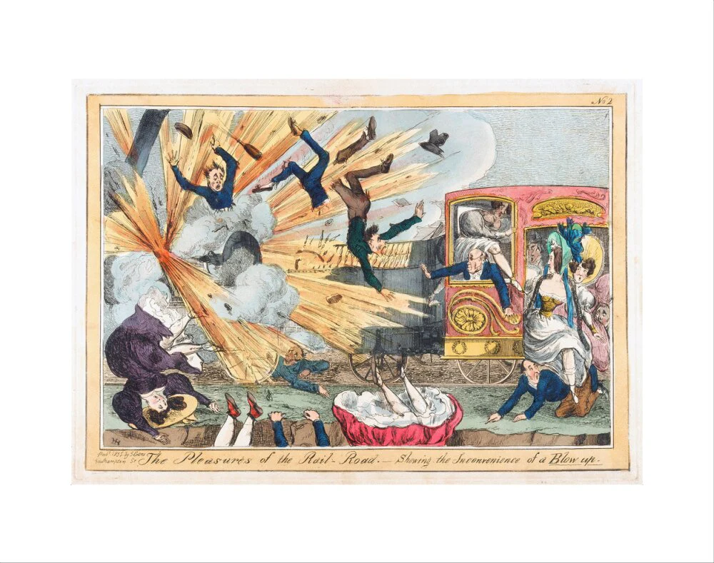 'The Pleasures of the Rail-Road', 1831. - Image 2