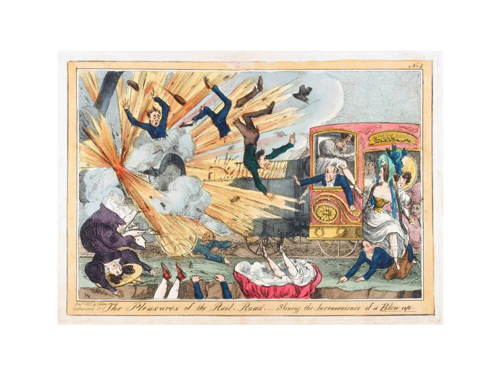 'The Pleasures of the Rail-Road', 1831. - Image 55