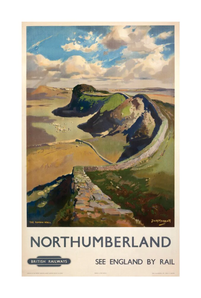 Hadrian's Wall, by Jack Merriott. 'Northumb - Image 29