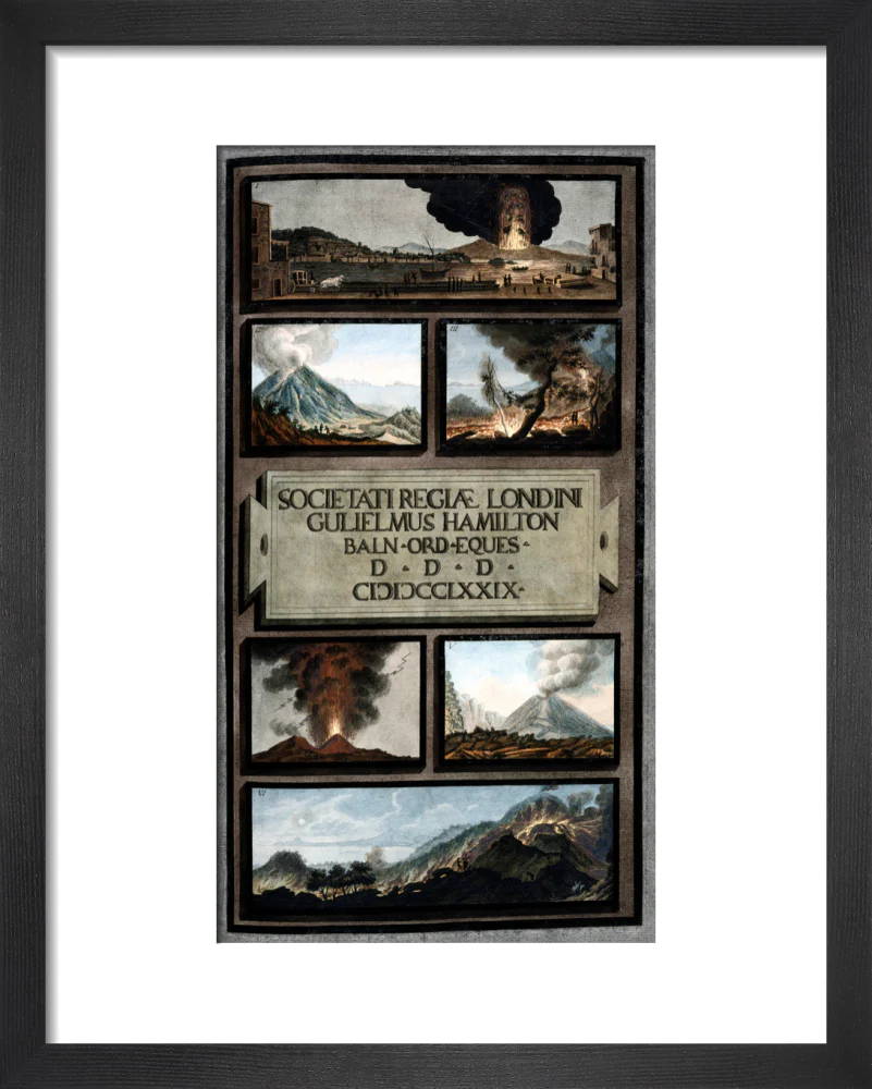 Volcanic activity on Mount Vesuvius, Kingdom of Naples, 1779. - Image 3
