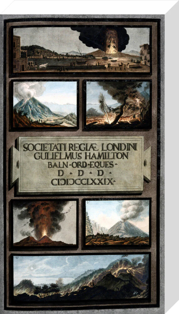 Volcanic activity on Mount Vesuvius, Kingdom of Naples, 1779. - Image 32