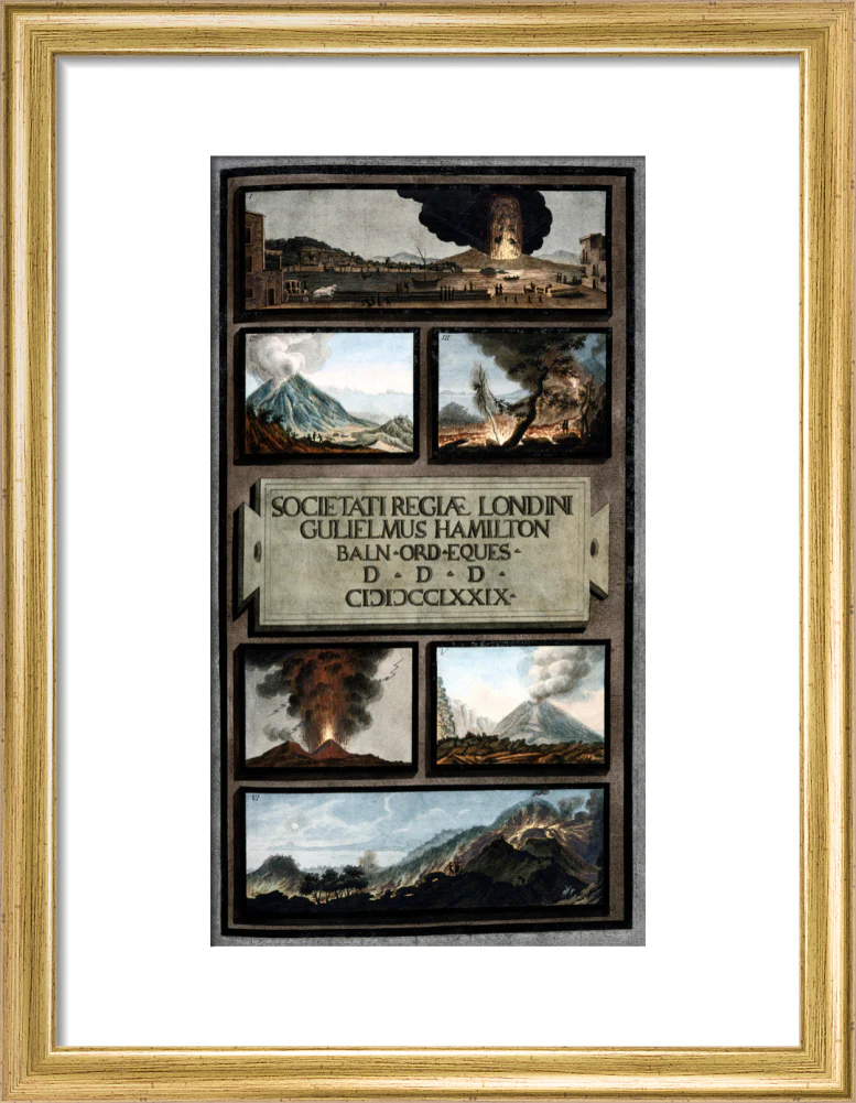 Volcanic activity on Mount Vesuvius, Kingdom of Naples, 1779. - Image 43