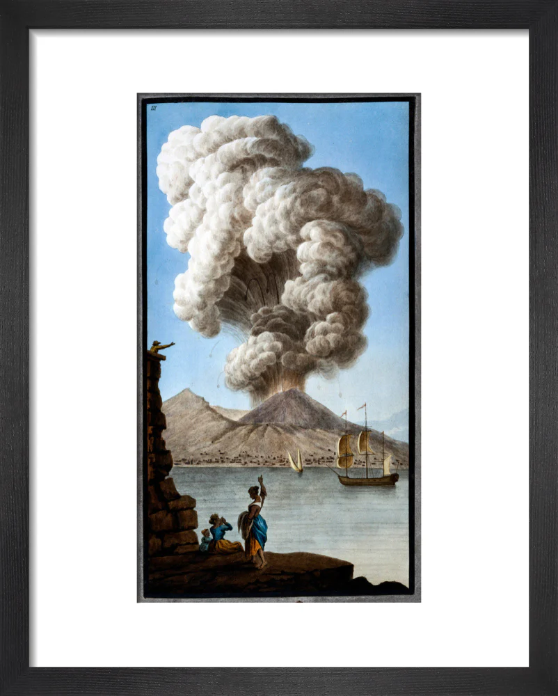 An eruption of Mount Vesuvius as seen from Posillipo, Kingdom of Naples, 9 August 1779. - Image 3
