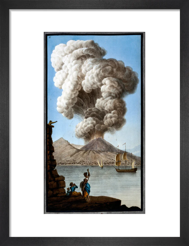 An eruption of Mount Vesuvius as seen from Posillipo, Kingdom of Naples, 9 August 1779. - Image 41