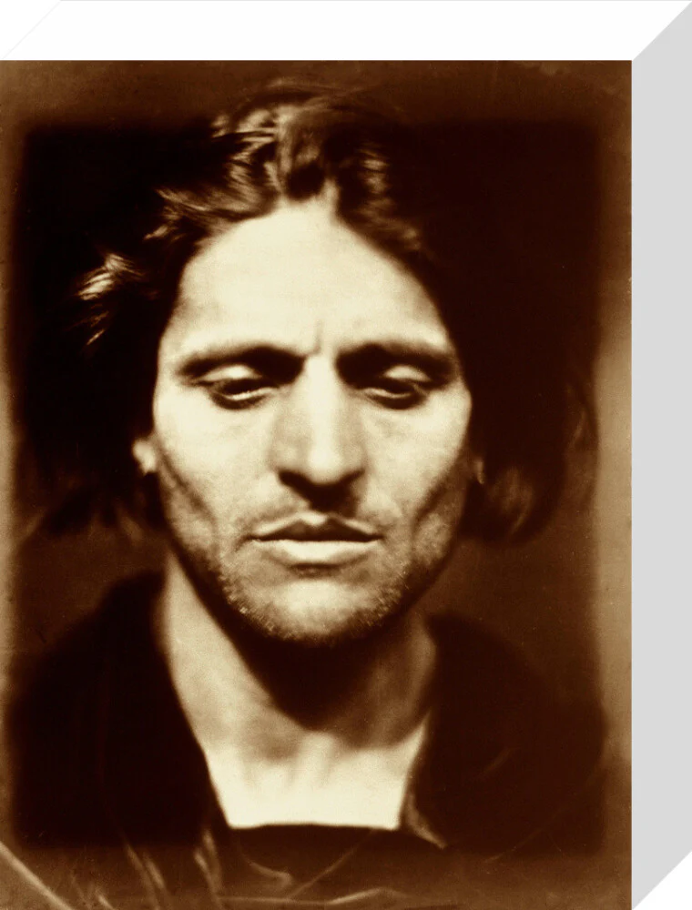 'Iago, study from an Italian' by Julia Margaret Cameron, 1867. - Image 64