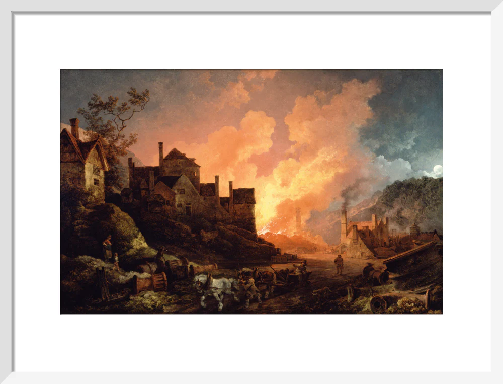 'Coalbrookdale by Night', 1801. - Image 14