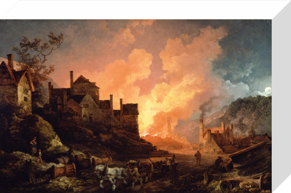 'Coalbrookdale by Night', 1801. - Image 31