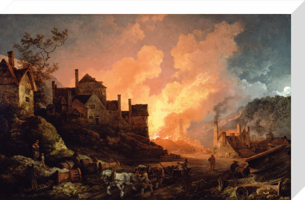 'Coalbrookdale by Night', 1801. - Image 65