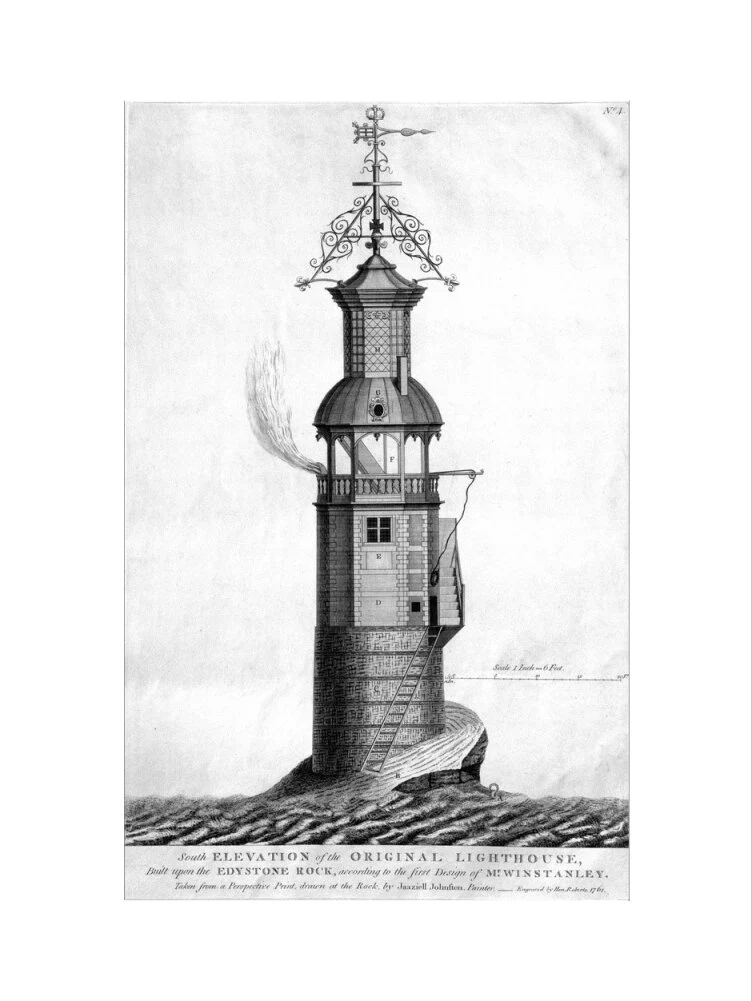 The original Eddystone lighthouse, 1699. - Image 12