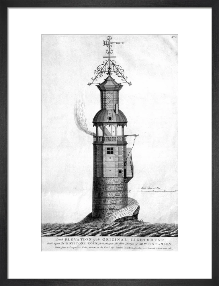 The original Eddystone lighthouse, 1699. - Image 13