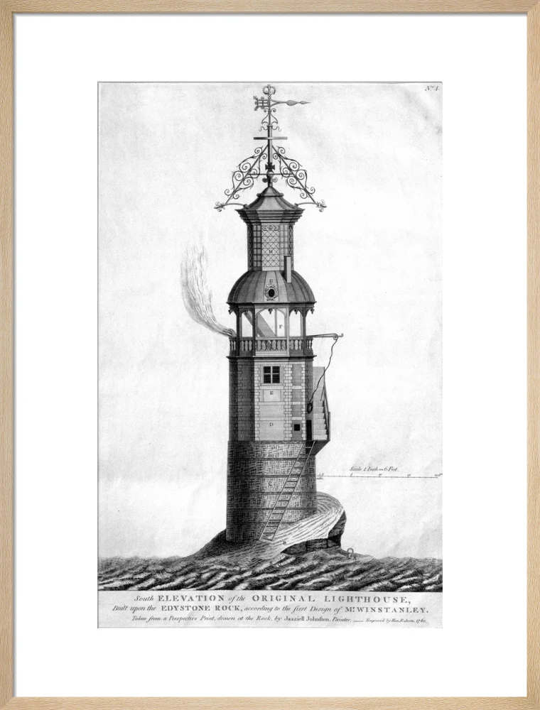 The original Eddystone lighthouse, 1699. - Image 21