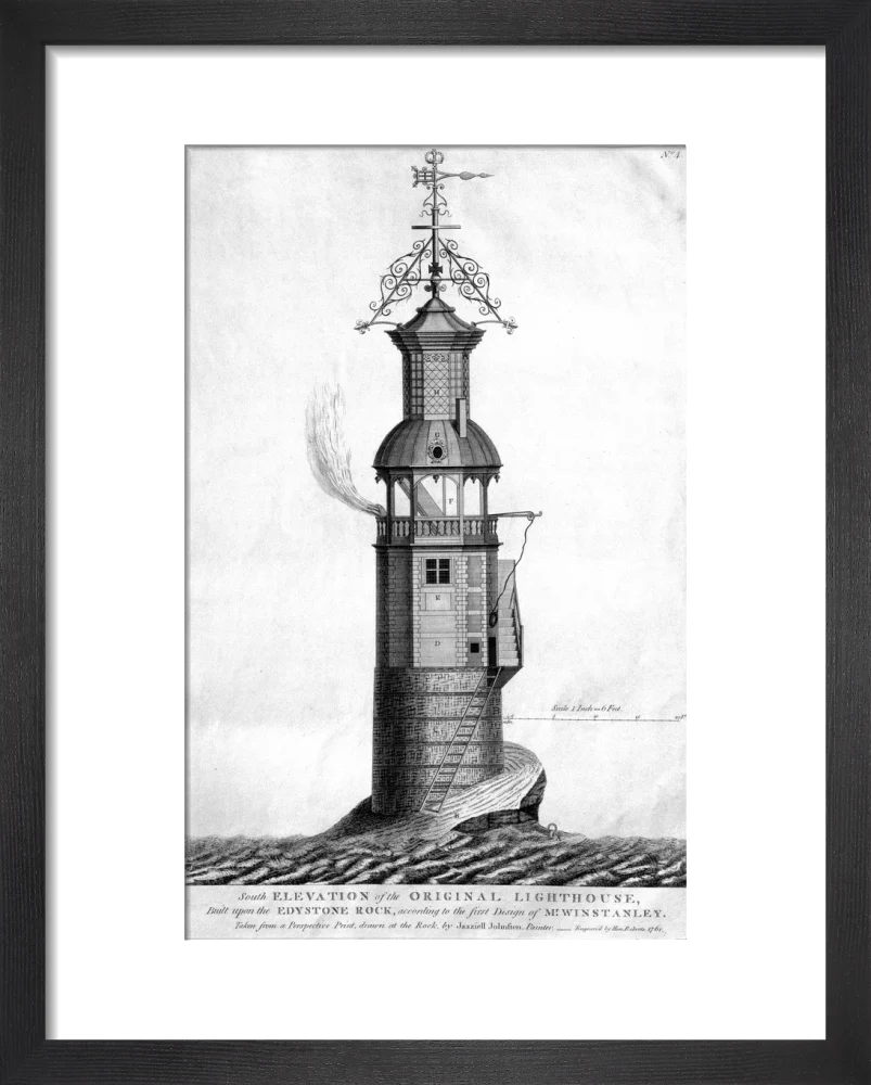 The original Eddystone lighthouse, 1699. - Image 3