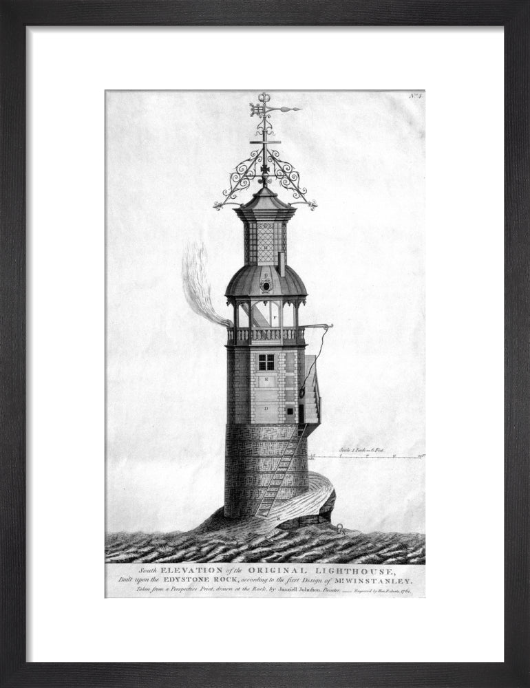 The original Eddystone lighthouse, 1699. - Image 8