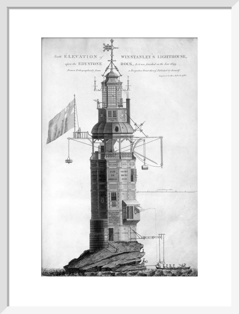 The original Eddystone lighthouse, 1699. - Image 14