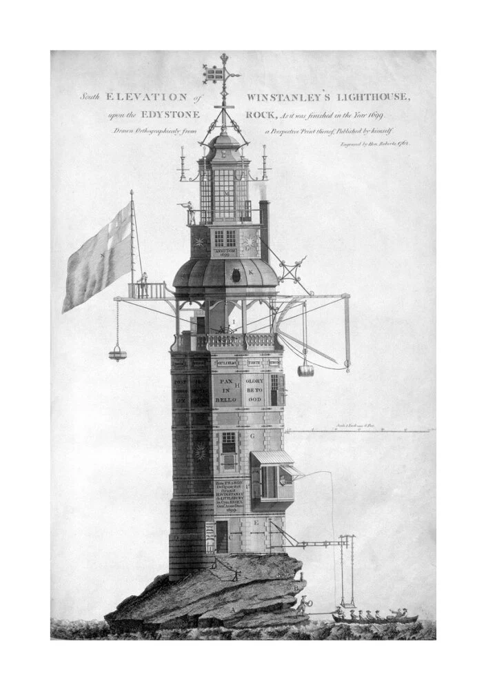 The original Eddystone lighthouse, 1699. - Image 29