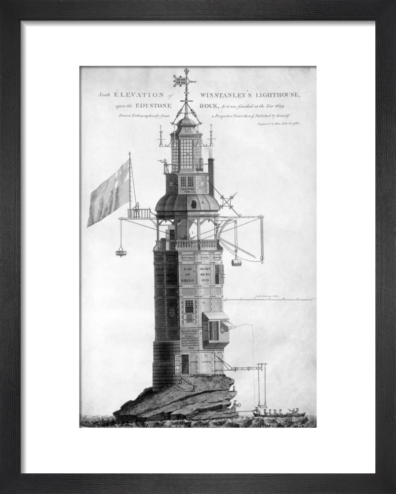 The original Eddystone lighthouse, 1699. - Image 36