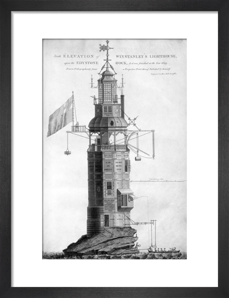 The original Eddystone lighthouse, 1699. - Image 41