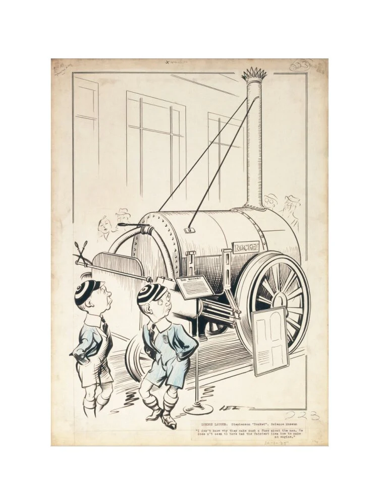 London Laughs - 'Stephenson's Rocket, Science Museum', 1935. - Image 22
