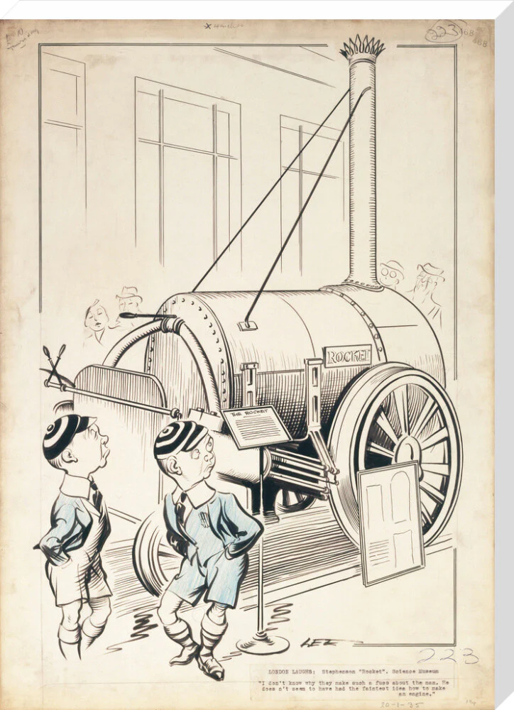 London Laughs - 'Stephenson's Rocket, Science Museum', 1935. - Image 34