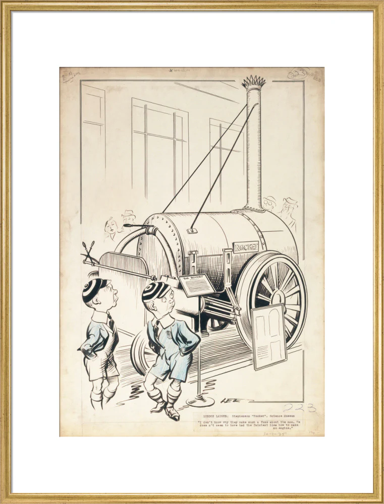 London Laughs - 'Stephenson's Rocket, Science Museum', 1935. - Image 58