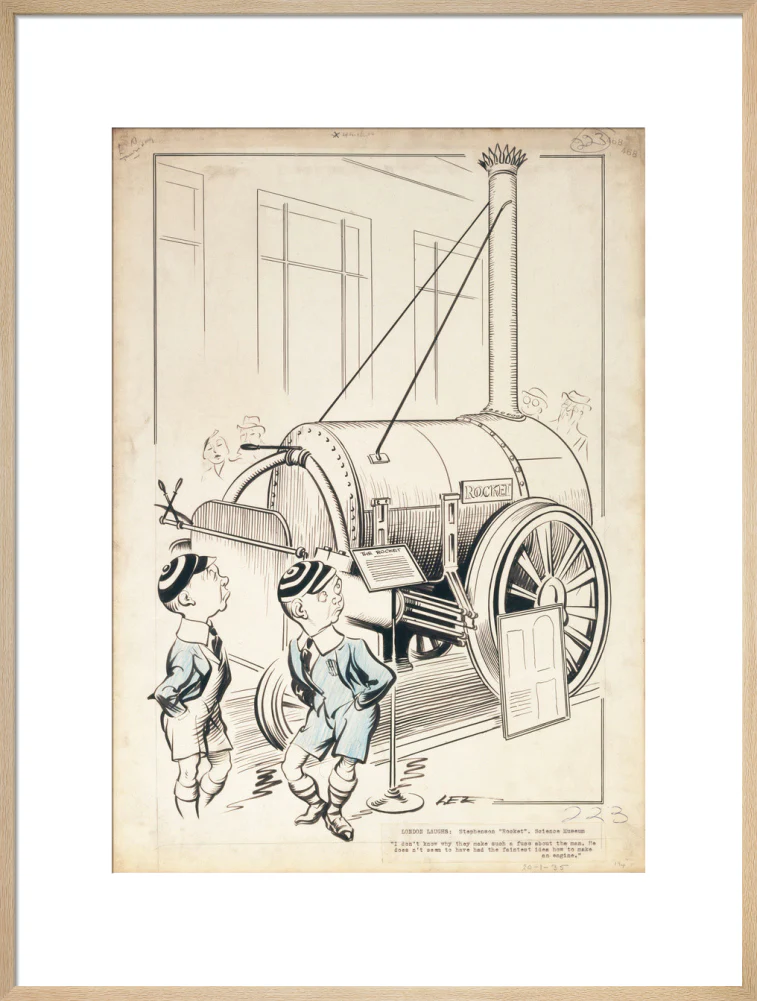 London Laughs - 'Stephenson's Rocket, Science Museum', 1935. - Image 59