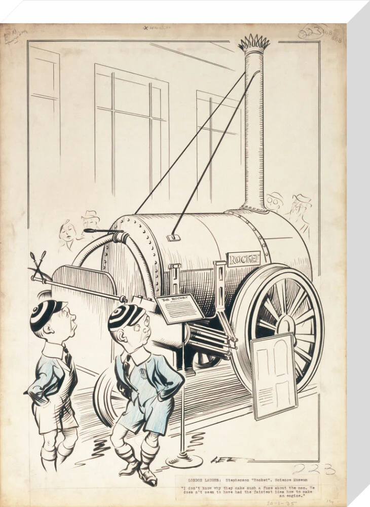 London Laughs - 'Stephenson's Rocket, Science Museum', 1935. - Image 65