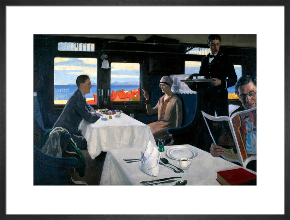 Interior of an LMS refreshment car, 1923-1935. - Image 18