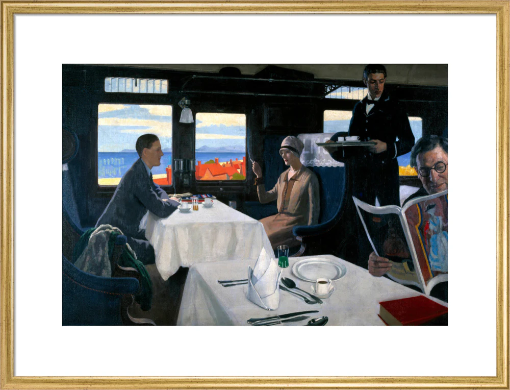 Interior of an LMS refreshment car, 1923-1935. - Image 20