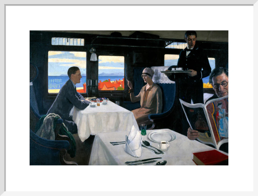 Interior of an LMS refreshment car, 1923-1935. - Image 52