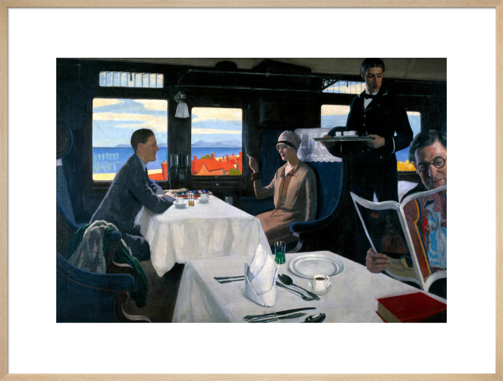 Interior of an LMS refreshment car, 1923-1935. - Image 59
