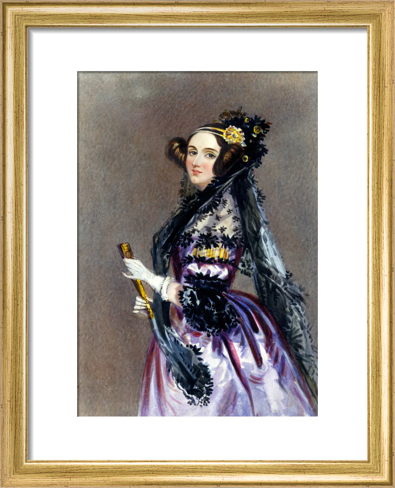 Ada King, Countes of Lovelace, 1840. - Image 5