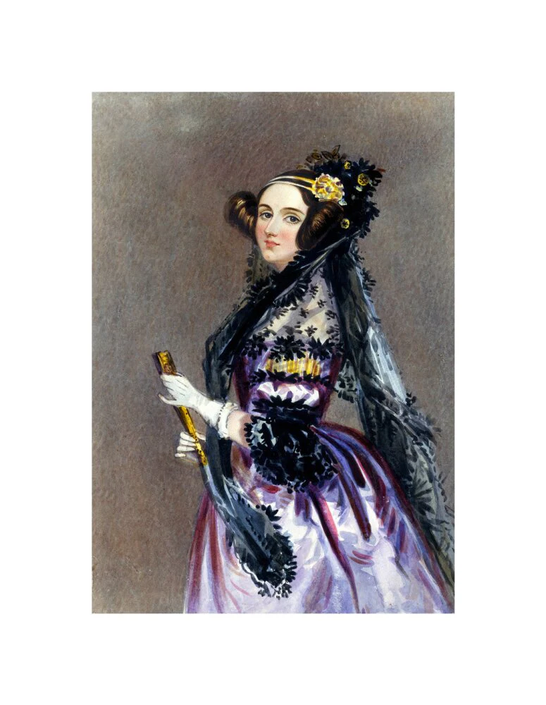 Ada King, Countes of Lovelace, 1840. - Image 60