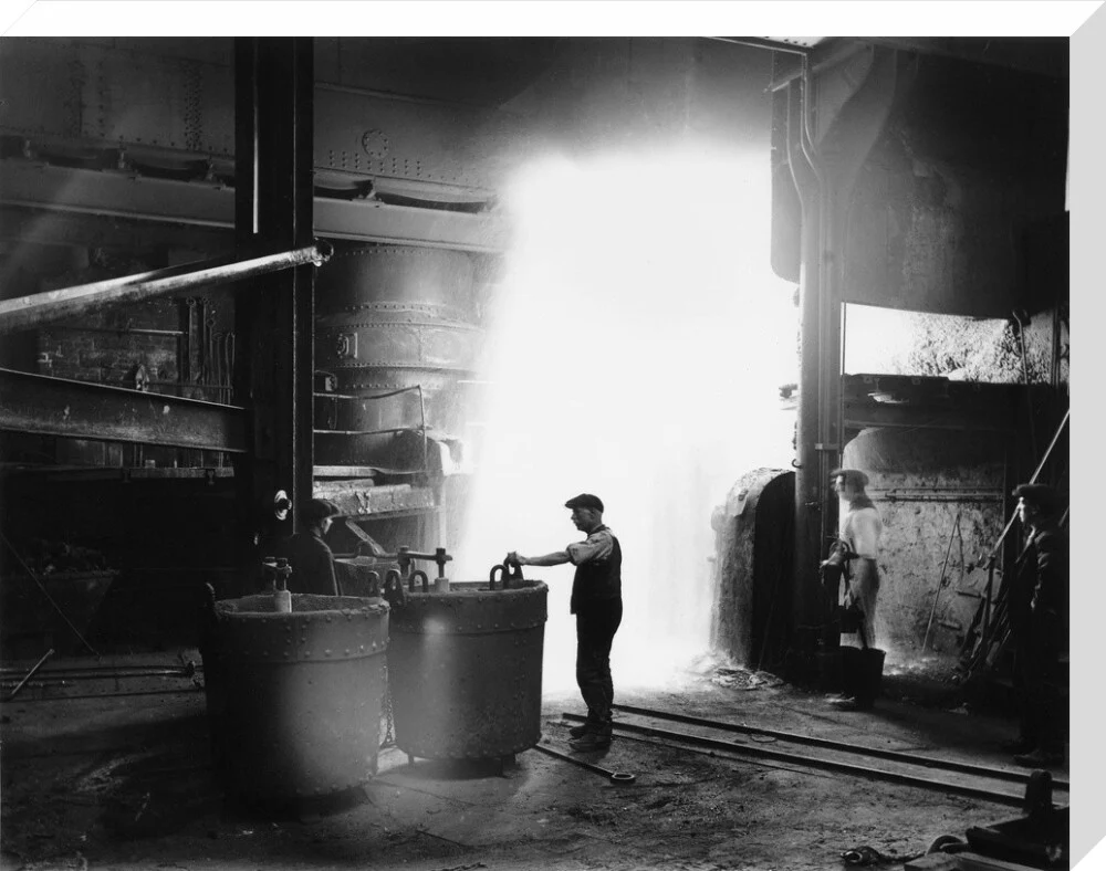 Steel foundry, 1919. - Image 66