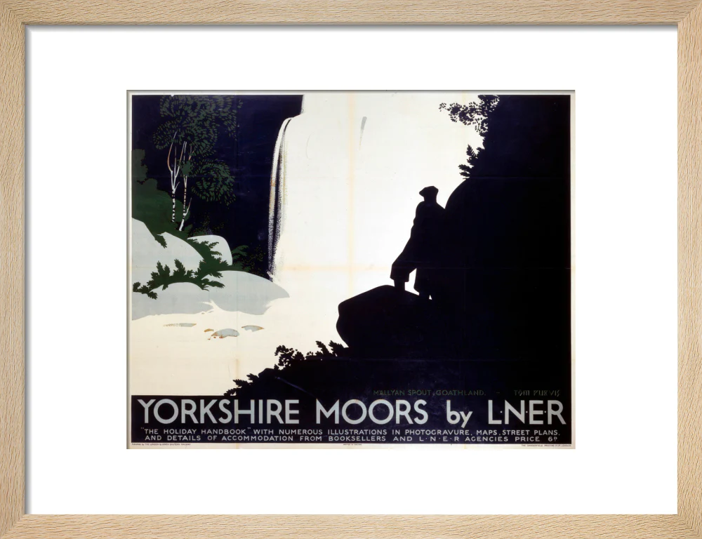 'Yorkshire Moors', LNER poster, 1923-1947. - Image 11