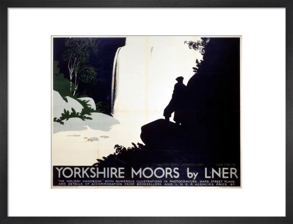 'Yorkshire Moors', LNER poster, 1923-1947. - Image 13