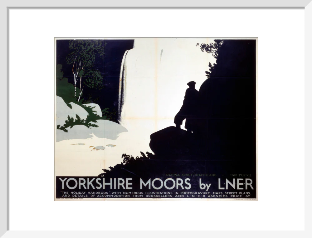 'Yorkshire Moors', LNER poster, 1923-1947. - Image 14