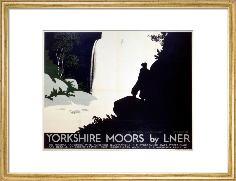 'Yorkshire Moors', LNER poster, 1923-1947. - Image 15