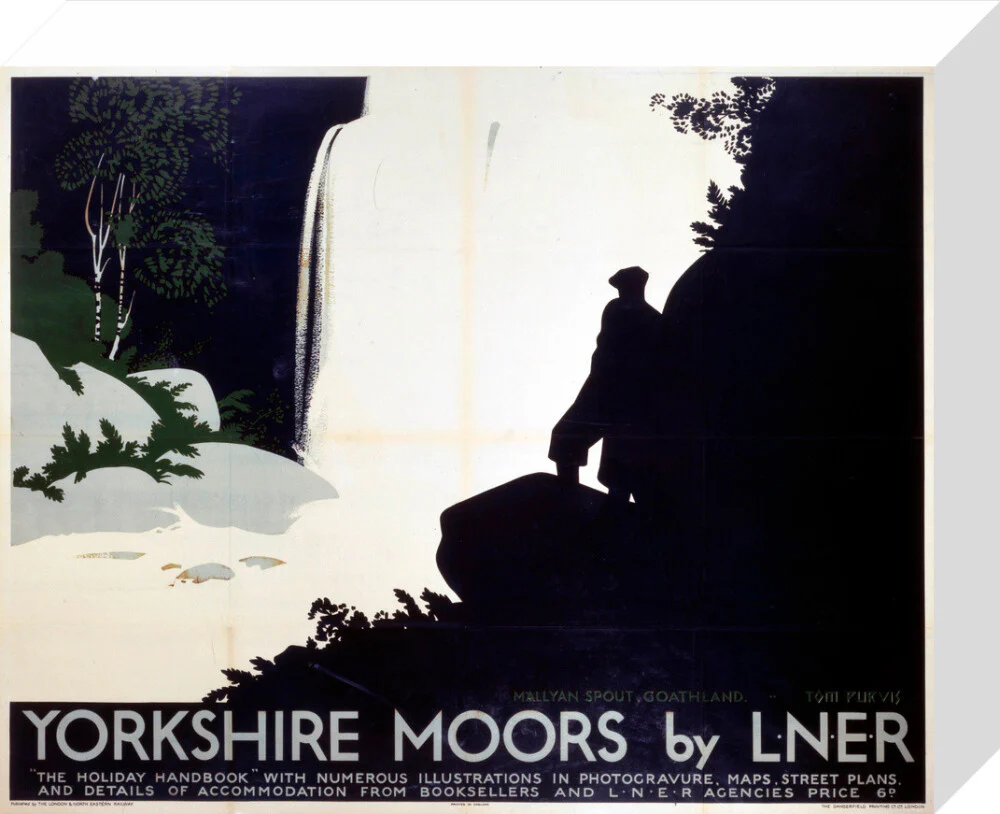 'Yorkshire Moors', LNER poster, 1923-1947. - Image 31