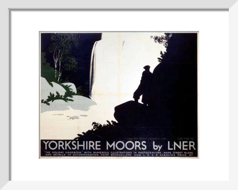'Yorkshire Moors', LNER poster, 1923-1947. - Image 4