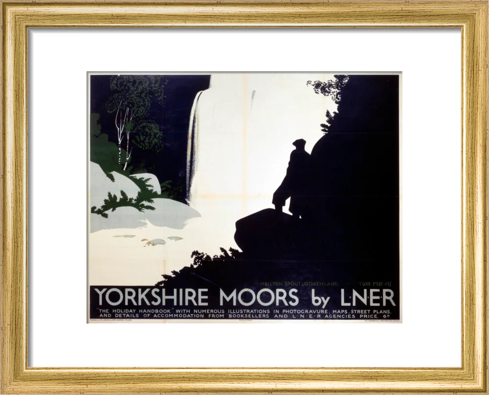 'Yorkshire Moors', LNER poster, 1923-1947. - Image 5