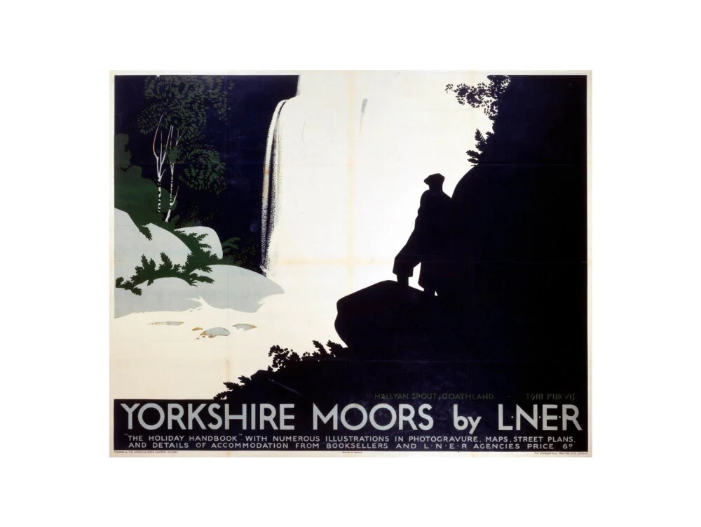 'Yorkshire Moors', LNER poster, 1923-1947. - Image 7