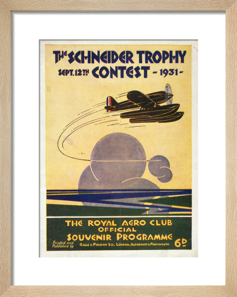 Schneider Trophy contest programme, 12 September, 1931. - Image 39